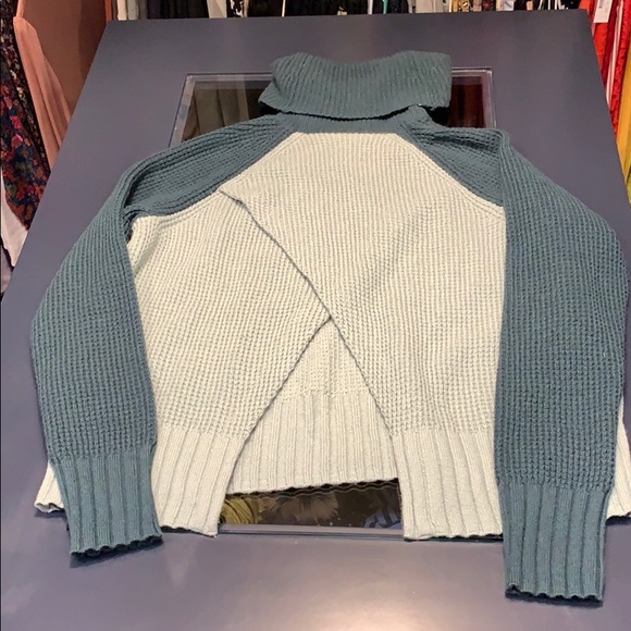 Madewell Colorblock Crossback Sweater - Picture 2 of 4